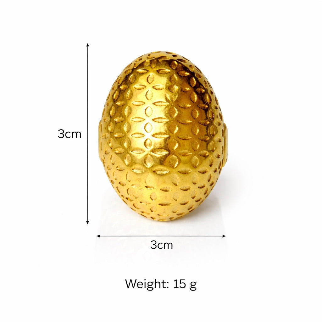 Sunkis Valetta Bold Gold Ring Waterproof