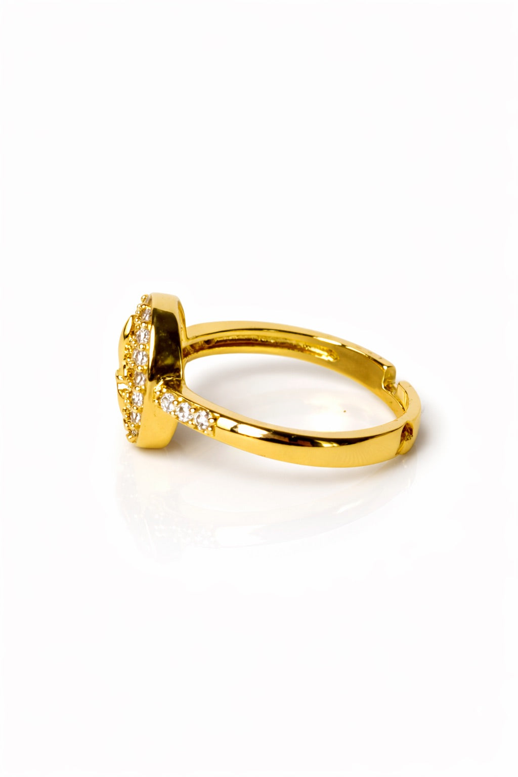 Sunkis Zafira Gold Adjustable Stacking Ring Waterproof