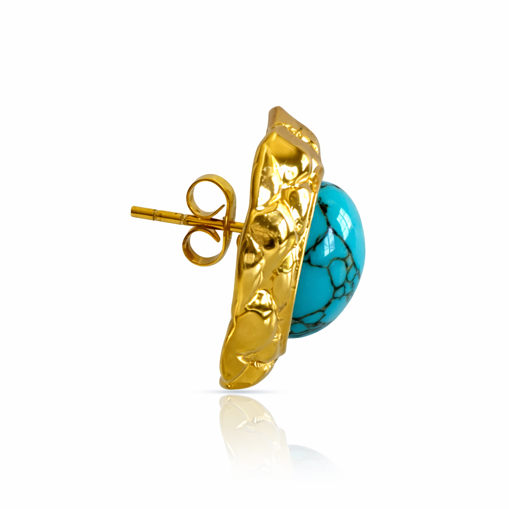 Turquoise Royale Stud Earrings