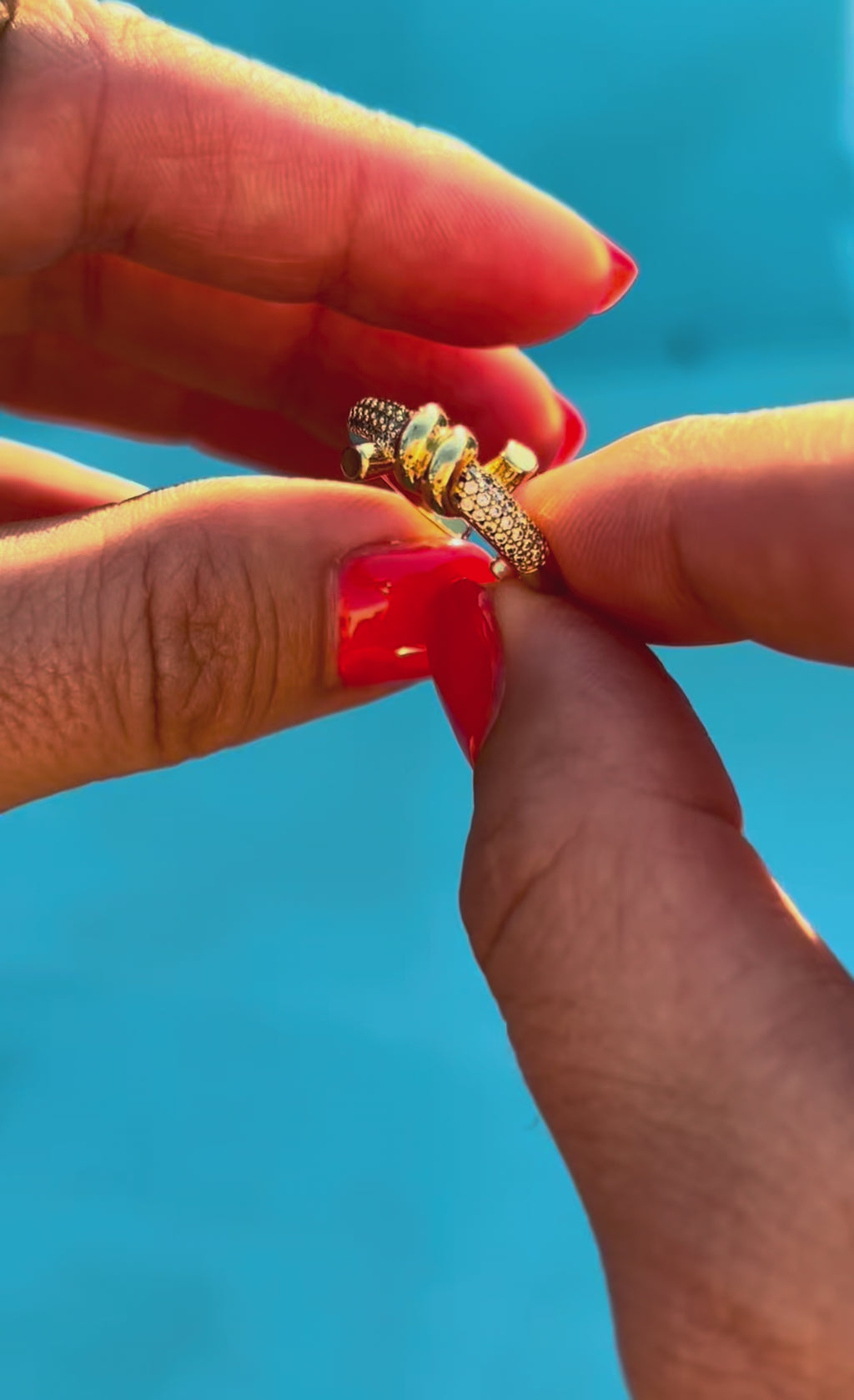 Orbit Twist Adjustable Ring