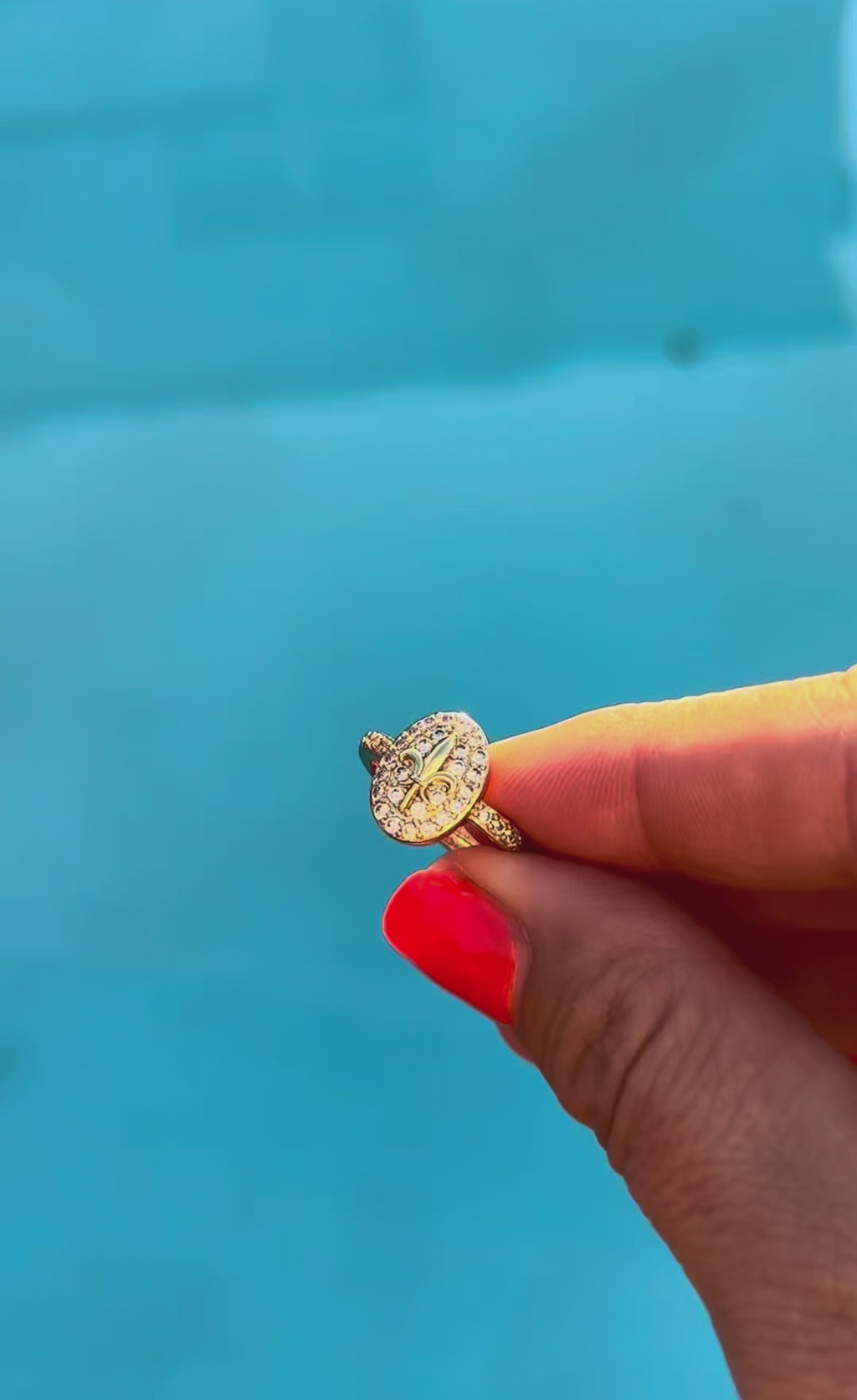 Fleur Grace Adjustable Ring